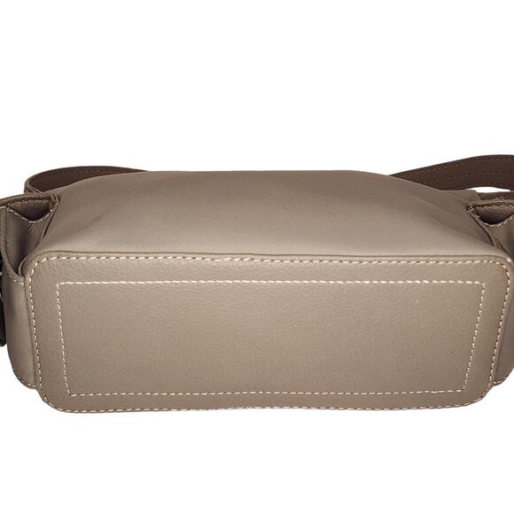 NEW Nine West Nylon Baquette Shoulder Handbag Gray Modern Festival Wallet - Picture 6 of 8